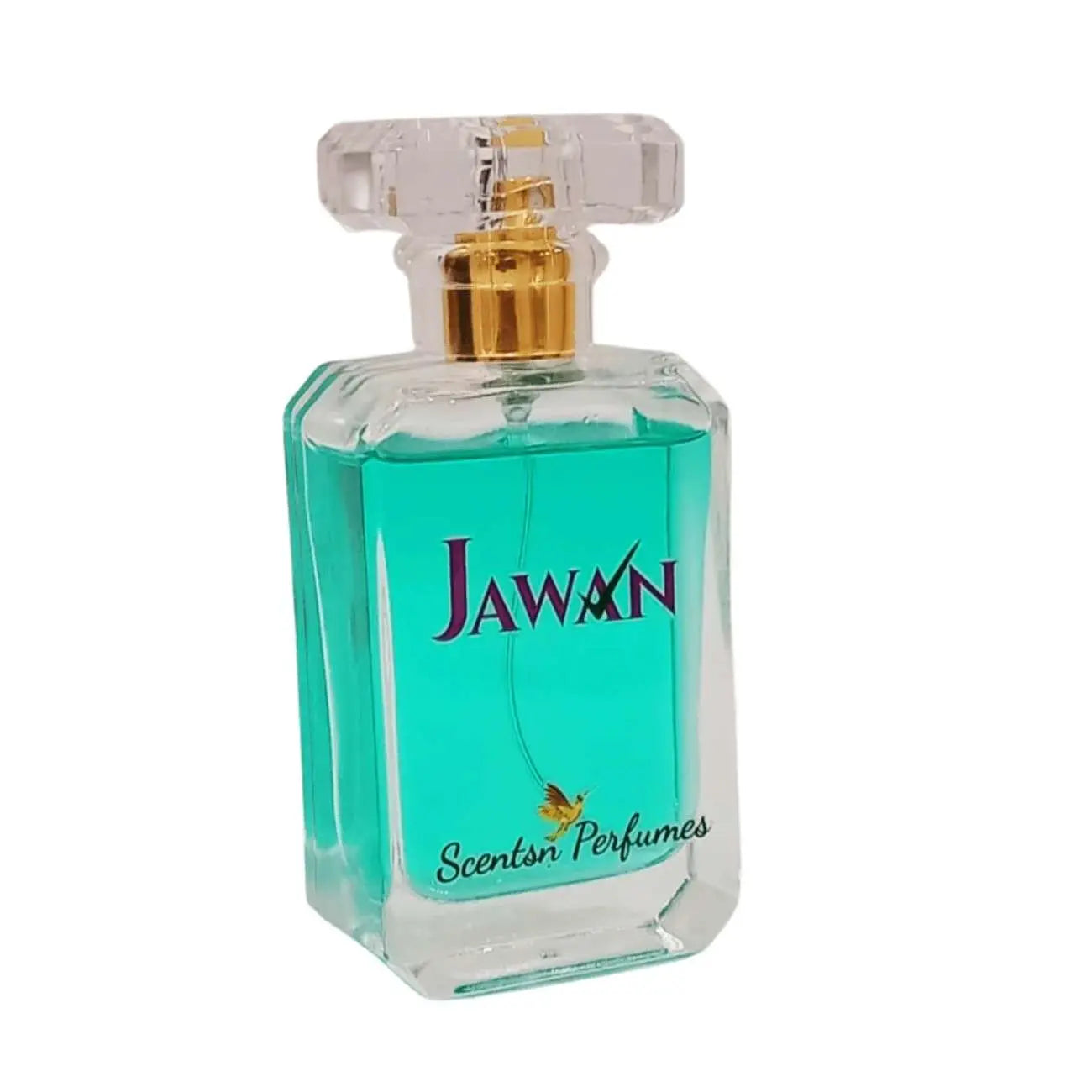 ScentsnPerfumes Jawan perfume bottle with sleek design and elegant branding, displayed on a neutral background.